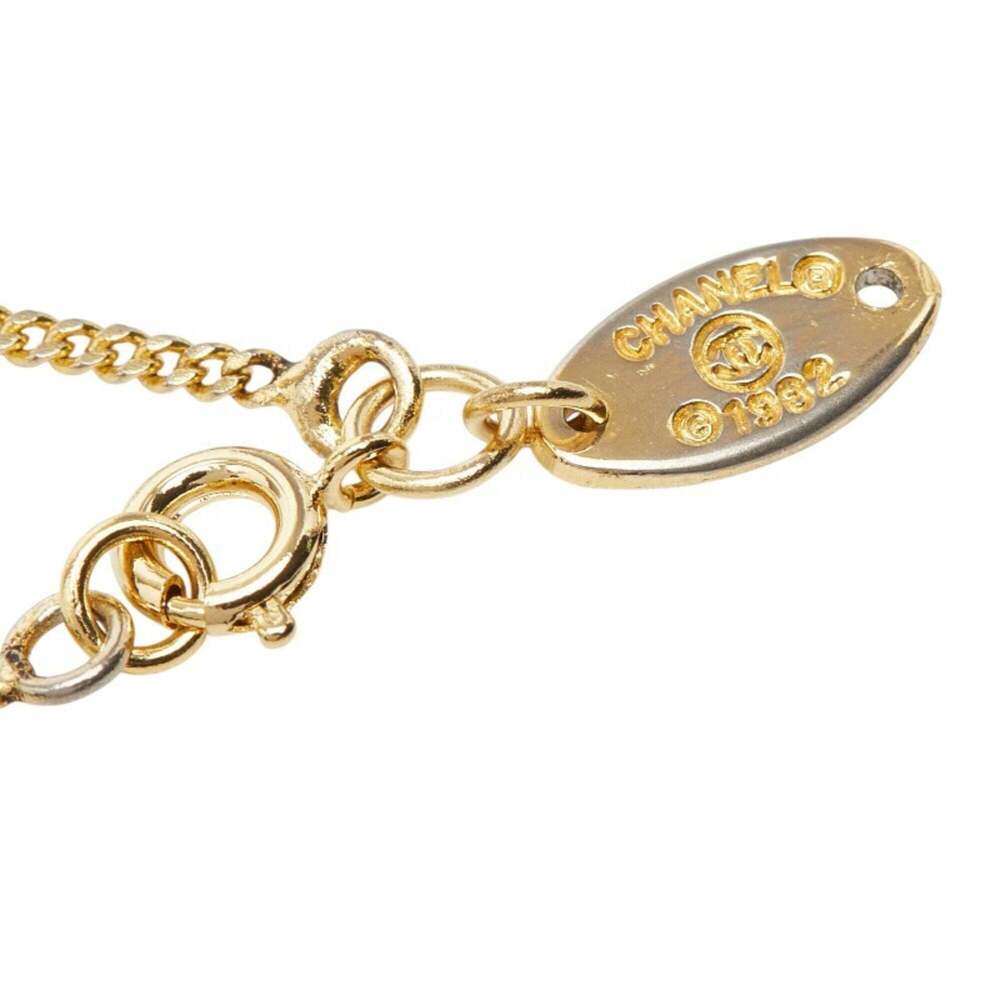 CHANEL Vintage Gold Logo Necklace - Picture 6 of 7